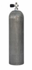 C40 (5,7L) aluminium fles met monokraan